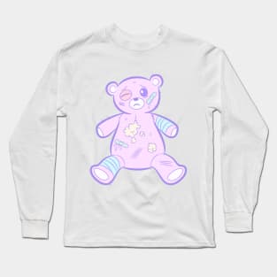 Pastel Goth Sad Bear Long Sleeve T-Shirt